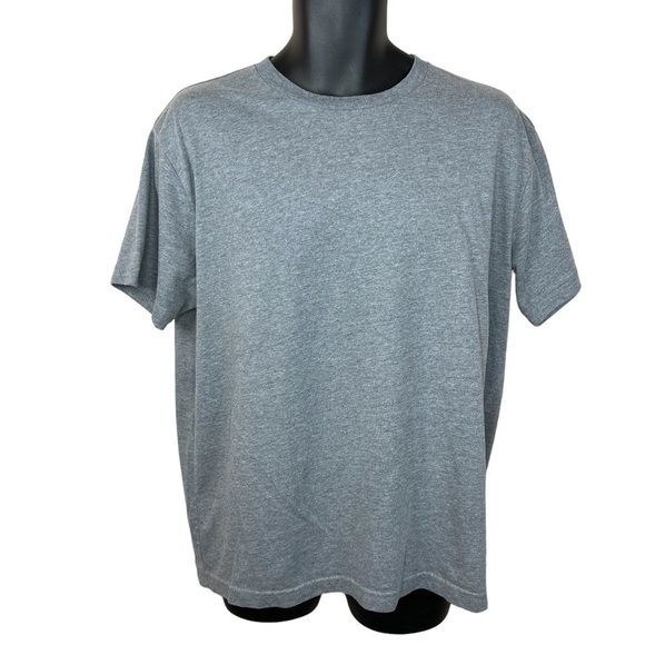 XL Arizona Grey Short Sleeve Tee Crew Neck Mens Casual T-Shirt  Cotton Blend - Picture 1 of 7